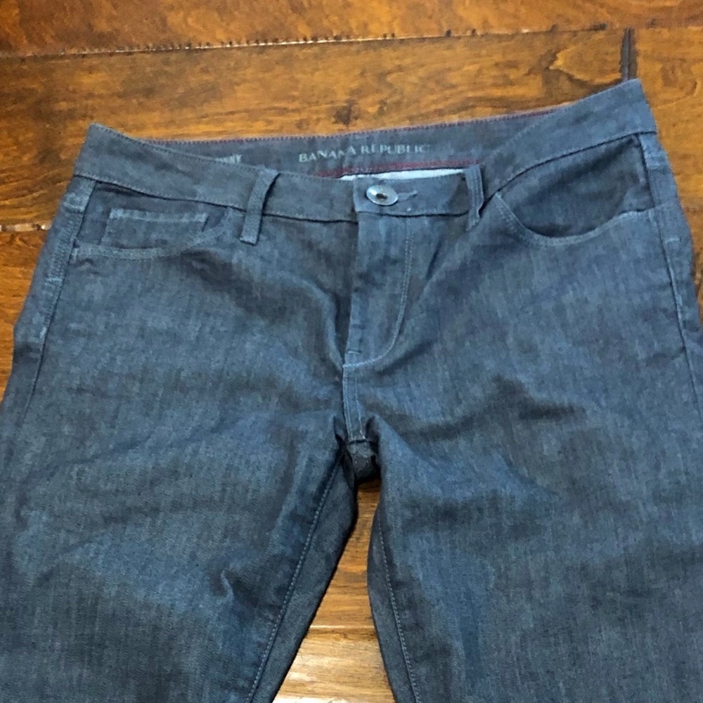 Banana Republic straight leg jean gray 6